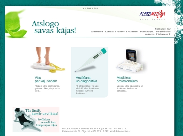 Flebomedika, vēnu ārstēšanas centrs, SIA